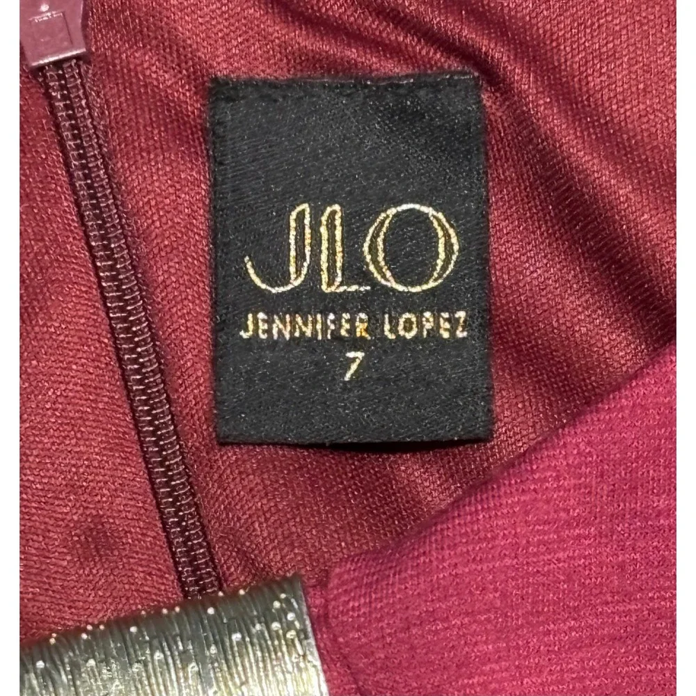 JLO Jennifer Lopez Pink Jewel Cutout Long Sleeve Bodycon‎ Mini Dress Size 7